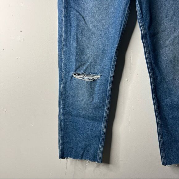 Reformation Julia High Waisted Cigarette Jeans Sonoma Destroyed color size 27 - Picture 10 of 12